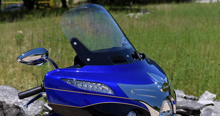 Push-Button Power Windshield